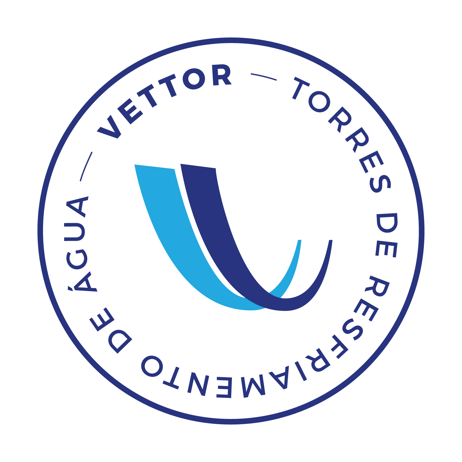 Vettor Torres de resfriamento